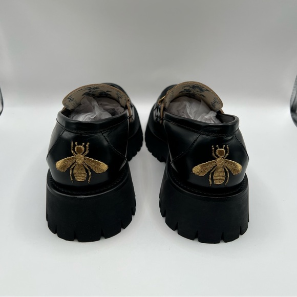 Gucci Harald Leather Lug-Sole Loafers - Picture 5 of 10